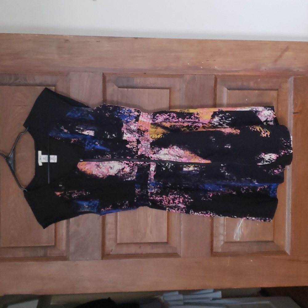 Bar III Abstract Mini Dress, S